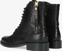 Fred de la bretoniere 184010073 bottines à lacets en noir 8 Fred de la bretoniere 184010073 bottines à lacets en noir -Bottes Femme Soldes 200064 3