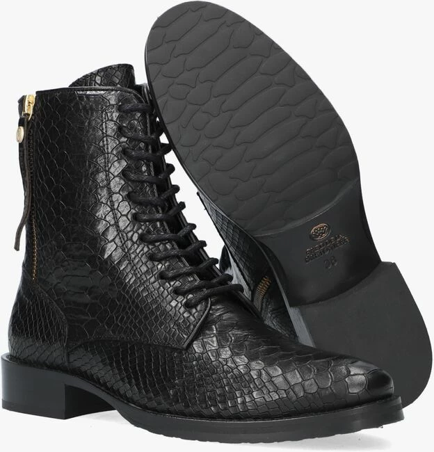 Fred de la bretoniere 184010073 bottines à lacets en noir 4 Fred de la bretoniere 184010073 bottines à lacets en noir – Image 4