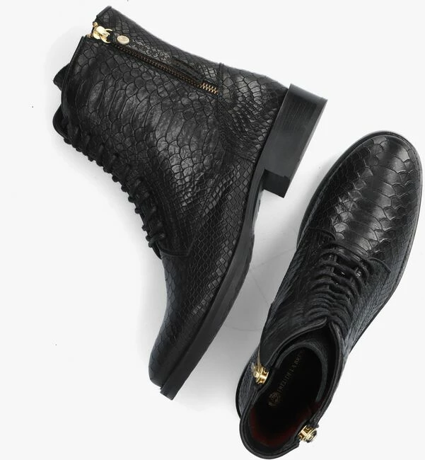 Fred de la bretoniere 184010073 bottines à lacets en noir 5 Fred de la bretoniere 184010073 bottines à lacets en noir – Image 5