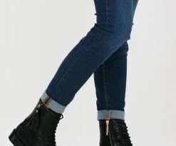 Fred de la bretoniere 184010073 bottines à lacets en noir 11 Fred de la bretoniere 184010073 bottines à lacets en noir -Bottes Femme Soldes 200064 8