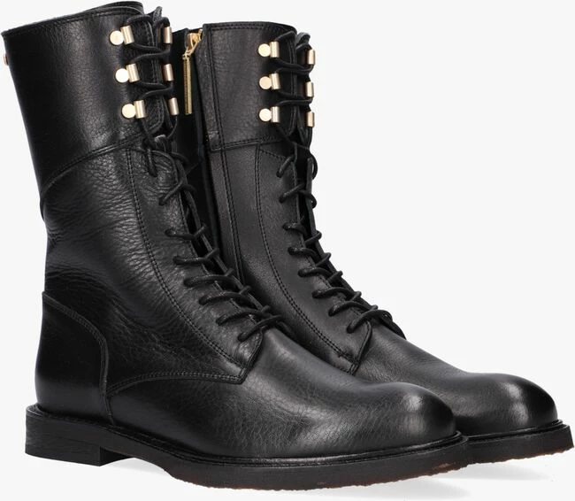 Fred de la bretoniere 184010075 bottines à lacets en noir 2 Fred de la bretoniere 184010075 bottines à lacets en noir – Image 2