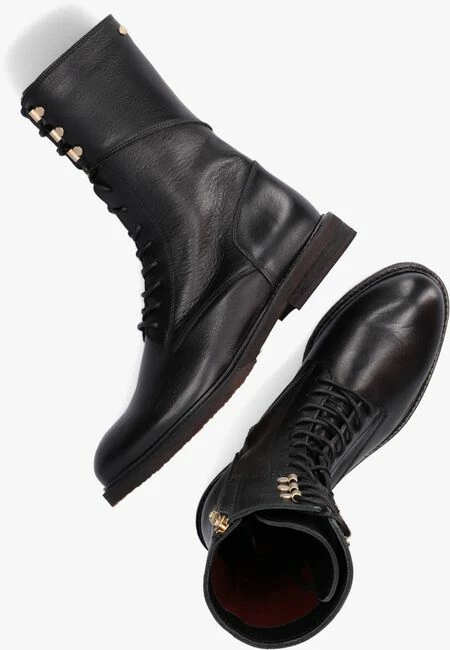 Fred de la bretoniere 184010075 bottines à lacets en noir 5 Fred de la bretoniere 184010075 bottines à lacets en noir – Image 5