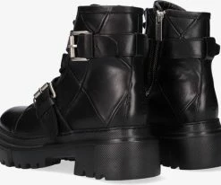 Shabbies 185020041 biker boots en noir 7 Shabbies 185020041 biker boots en noir -Bottes Femme Soldes 200102 3