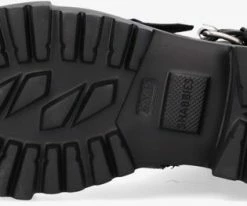 Shabbies 185020041 biker boots en noir 8 Shabbies 185020041 biker boots en noir -Bottes Femme Soldes 200102 4