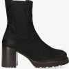 Shabbies 183020237 bottines chelsea en noir -Bottes Femme Soldes 200108 2