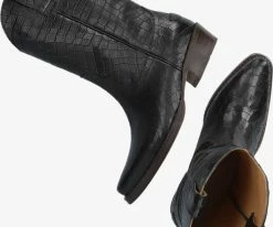 Shabbies 192020110 santiags en noir 10 Shabbies 192020110 santiags en noir -Bottes Femme Soldes 200116 5