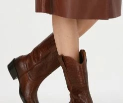 Shabbies 192020110 santiags en cognac 11 Shabbies 192020110 santiags en cognac -Bottes Femme Soldes 200117 8