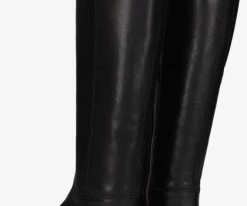 Shabbies 191020085 bottes hautes en noir 7 Shabbies 191020085 bottes hautes en noir -Bottes Femme Soldes 200124 3