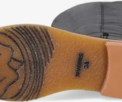 Shabbies 191020085 bottes hautes en noir 8 Shabbies 191020085 bottes hautes en noir -Bottes Femme Soldes 200124 4