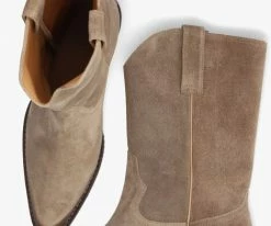 Shabbies 192020128 santiags en taupe 10 Shabbies 192020128 santiags en taupe -Bottes Femme Soldes 200126 5