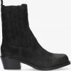 Shabbies 182020341 santiags en noir -Bottes Femme Soldes 200130 2