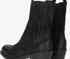Shabbies 182020341 santiags en noir 8 Shabbies 182020341 santiags en noir -Bottes Femme Soldes 200130 3