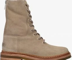 Shabbies 184020133 bottines à lacets en beige