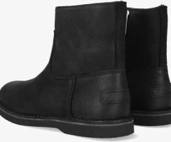 Shabbies 181020362 bottillons en noir -Bottes Femme Soldes 200139 3
