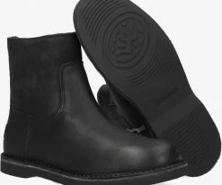 Shabbies 181020362 bottillons en noir -Bottes Femme Soldes 200139 4