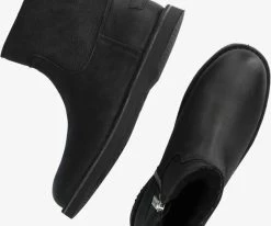 Shabbies 181020362 bottillons en noir -Bottes Femme Soldes 200139 5
