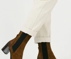 Shabbies 183020258 bottines chelsea en cognac 11 Shabbies 183020258 bottines chelsea en cognac -Bottes Femme Soldes 200150 8