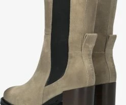 Shabbies 183020258 bottines chelsea en beige -Bottes Femme Soldes 200151 3