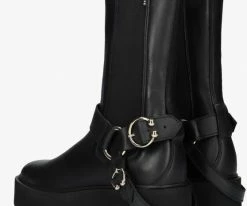 Nubikk fara isa bottes hautes en noir -Bottes Femme Soldes 200205 3
