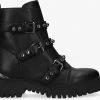 Guess ocea biker boots en noir -Bottes Femme Soldes 200406 2