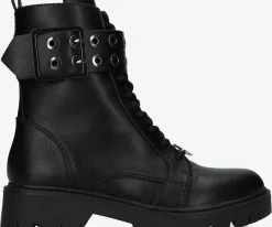 Guess riter bottines à lacets en noir
