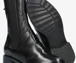 Omoda p22203 bottines chelsea en noir -Bottes Femme Soldes 200767 4