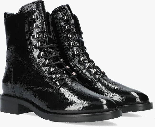 Omoda p22218 bottines à lacets en noir 2 Omoda p22218 bottines à lacets en noir – Image 2