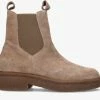 Omoda p21208 bottines chelsea en camel -Bottes Femme Soldes 200773 2