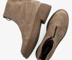 Omoda p21207 bottillons en beige 10 Omoda p21207 bottillons en beige -Bottes Femme Soldes 200774 5