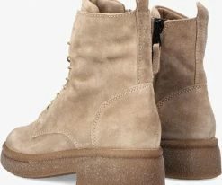 Omoda p21209 bottines à lacets en camel -Bottes Femme Soldes 200776 3