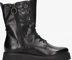 Omoda 565221 bottines à lacets en noir