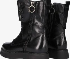 Omoda 565221 bottines à lacets en noir 7 Omoda 565221 bottines à lacets en noir -Bottes Femme Soldes 200779 3