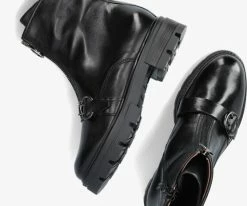 Omoda m79221 biker boots en noir 10 Omoda m79221 biker boots en noir -Bottes Femme Soldes 200781 5