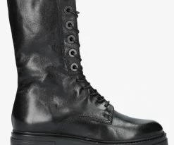 Omoda m79323 bottines à lacets en noir