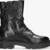 Omoda m79224 bottines à lacets en noir -Bottes Femme Soldes 200783 2