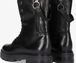 Omoda m79224 bottines à lacets en noir 8 Omoda m79224 bottines à lacets en noir -Bottes Femme Soldes 200783 3