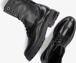 Omoda m79224 bottines à lacets en noir 10 Omoda m79224 bottines à lacets en noir -Bottes Femme Soldes 200783 5