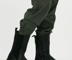 G-star raw kafey hgh chs lea w bottines chelsea en noir -Bottes Femme Soldes 200787 8