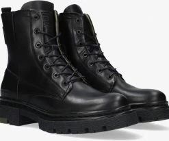 G-star raw kafey hgh lace lea bottines à lacets en noir 6 G-star raw kafey hgh lace lea bottines à lacets en noir -Bottes Femme Soldes 200791 1