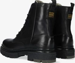 G-star raw kafey hgh lace lea bottines à lacets en noir 7 G-star raw kafey hgh lace lea bottines à lacets en noir -Bottes Femme Soldes 200791 3