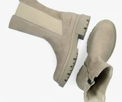 G-star raw kafey hgh chs nub w bottines chelsea en taupe -Bottes Femme Soldes 200797 5