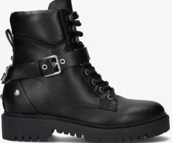 Guess ondina bottines à lacets en noir