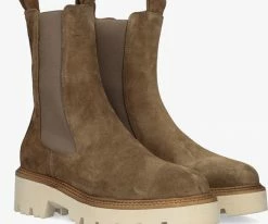 Notre-v 03-12 bottines chelsea en cognac -Bottes Femme Soldes 201280 1