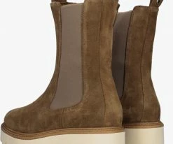 Notre-v 03-12 bottines chelsea en cognac -Bottes Femme Soldes 201280 3