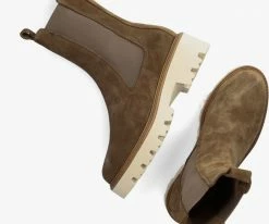 Notre-v 03-12 bottines chelsea en cognac -Bottes Femme Soldes 201280 5