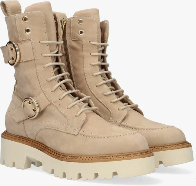 Notre-v 03-18 bottines à lacets en beige 2 Notre-v 03-18 bottines à lacets en beige – Image 2