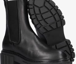 Notre-v 03-432 bottines chelsea en noir -Bottes Femme Soldes 201288 4