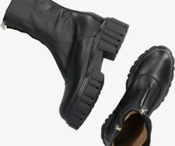 Notre-v 03-433 bottillons en noir 10 Notre-v 03-433 bottillons en noir -Bottes Femme Soldes 201289 5