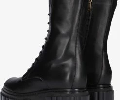 Notre-v 03-435 bottines à lacets en noir -Bottes Femme Soldes 201290 3