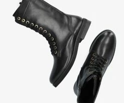 Mexx henna bottines à lacets en noir -Bottes Femme Soldes 201612 5